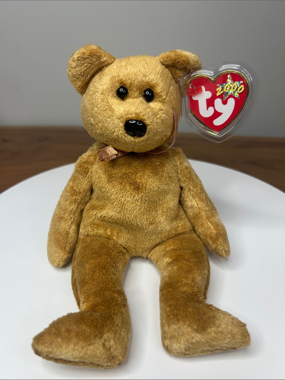 3/$25 🌻 TY Beanie Baby Cashew the Bear 2000  Mint Tags | Retired | Case Included